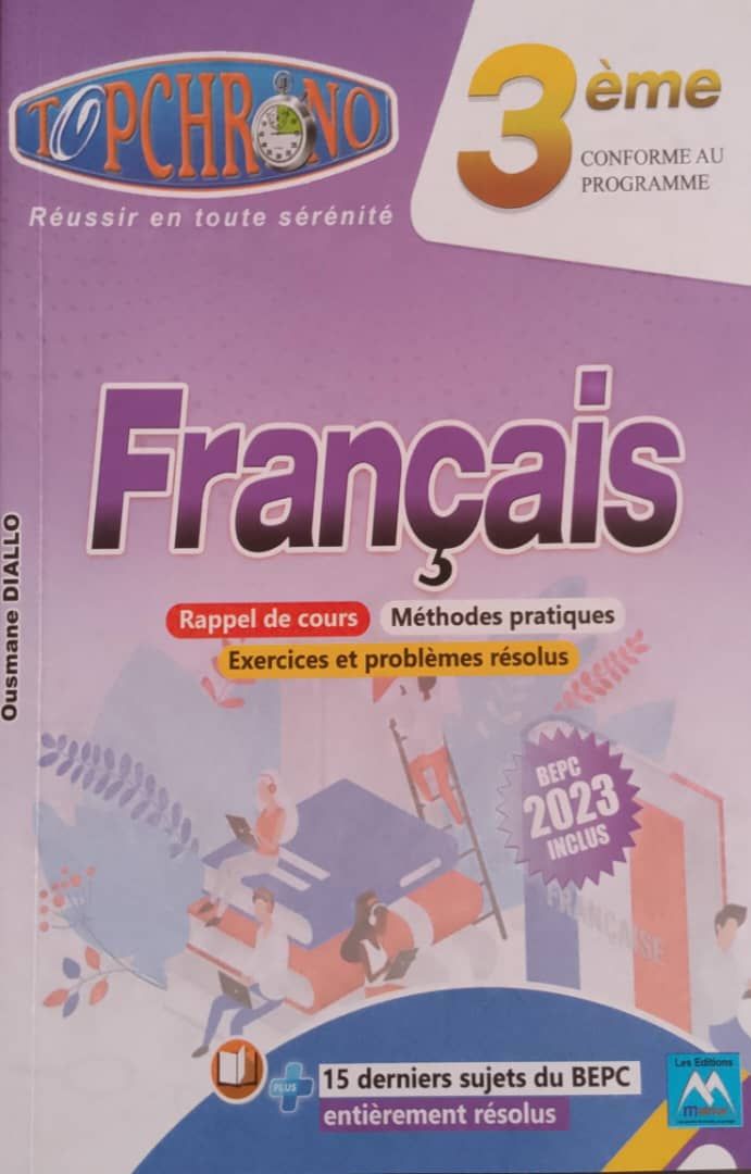TOP CHRONO Français 3ieme (Editions Matrice)