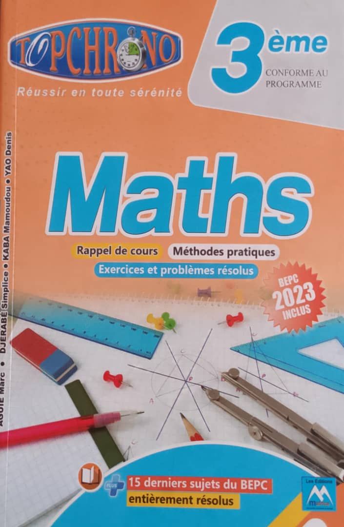 TOP CHRONO MATHEMATIQUE 3e (Editions Matrice)