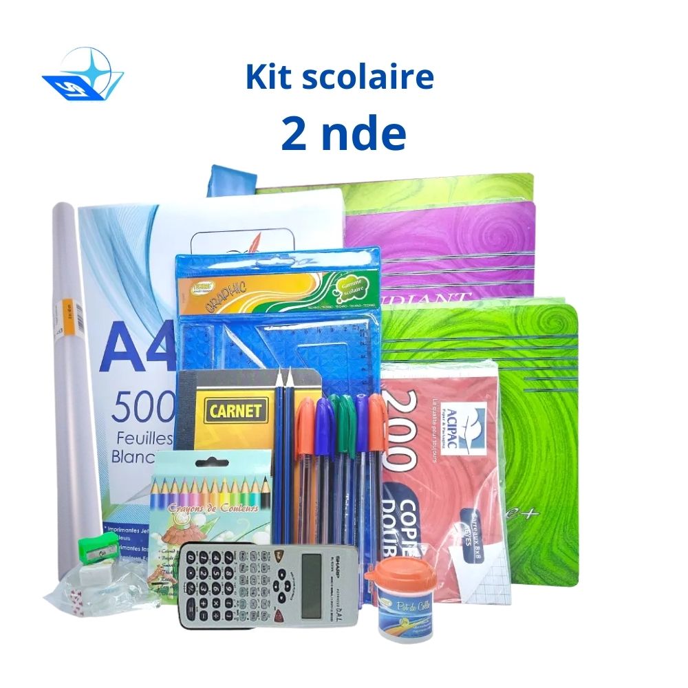 Kit scolaire Complet de 2nde, cahiers Authentique, Couvertures sur les cahiers